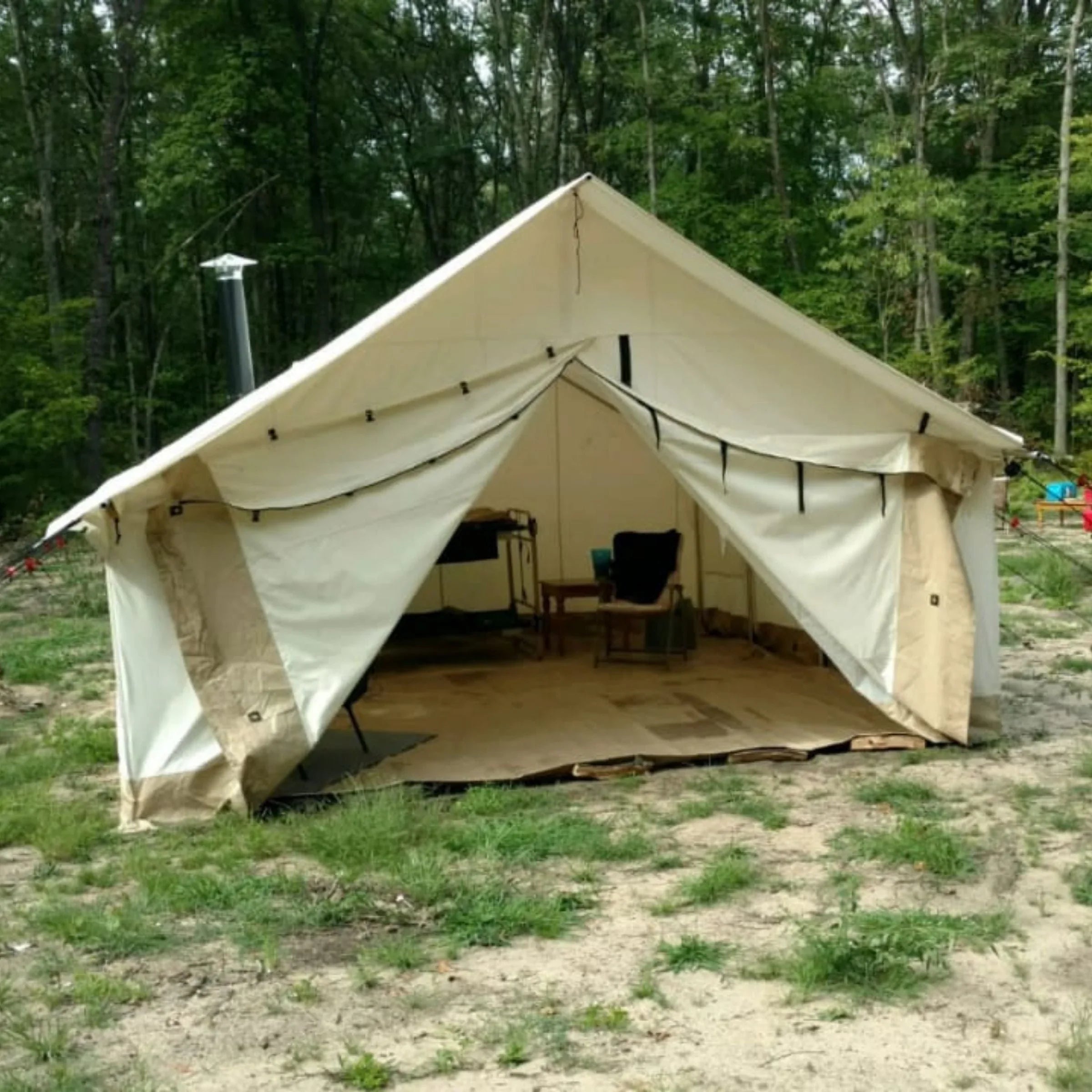 12'x14' Alpha Wall Tent - Green Vista Living