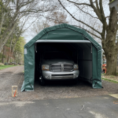 Rhino Shelter | 12’W x 20’L x 10’H Instant Garage (Barn Style)
