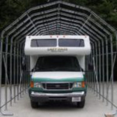 Rhino Shelter | 12’W x 20’L x 10’H Instant Garage (Barn Style)