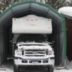 Rhino Shelter | 12’Wx 24’L x 10’H Instant Garage (Barn Style)