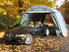 Rhino Shelter | 12'Wx20'Lx8'H Portable Livestock Shelter (Animal Run-In) Round Style
