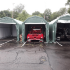 Rhino Shelter | 12’Wx 24’L x 10’H Instant Garage (Barn Style)