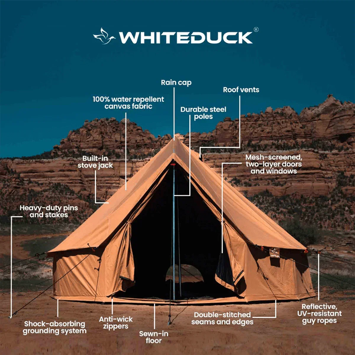13' Regatta Bell Tent - Green Vista Living