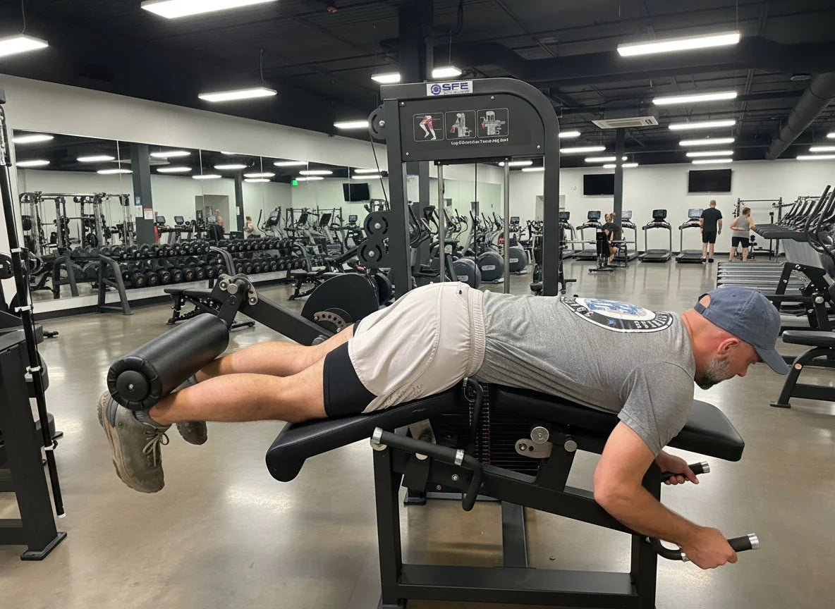 Selectorized Leg Extension & Prone Leg Curl Combo w/250lb weight stack (New) Sports & Fitness Exchange