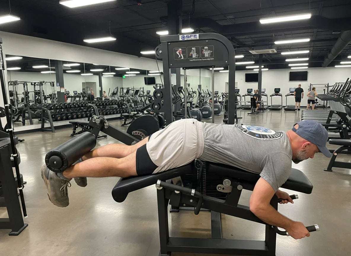 Selectorized Leg Extension & Prone Leg Curl Combo w/250lb weight stack (New) Sports & Fitness Exchange