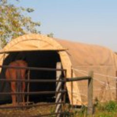 Rhino Shelter | 14’W x 24’L x 10’H Instant Garage – (Round Style)