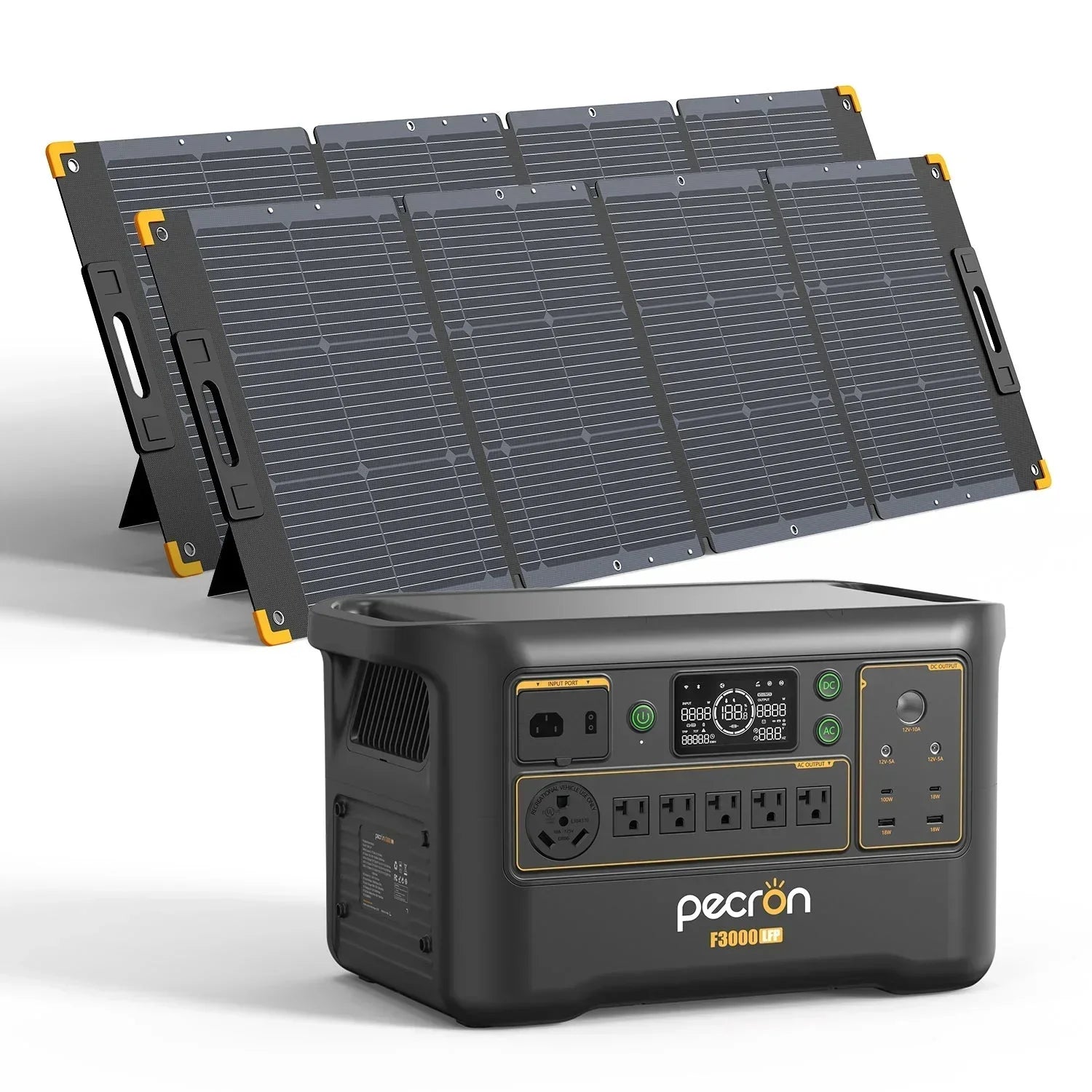 PECRON F3000LFP Portable Power Station 3600W 3072Wh - Green Vista Living