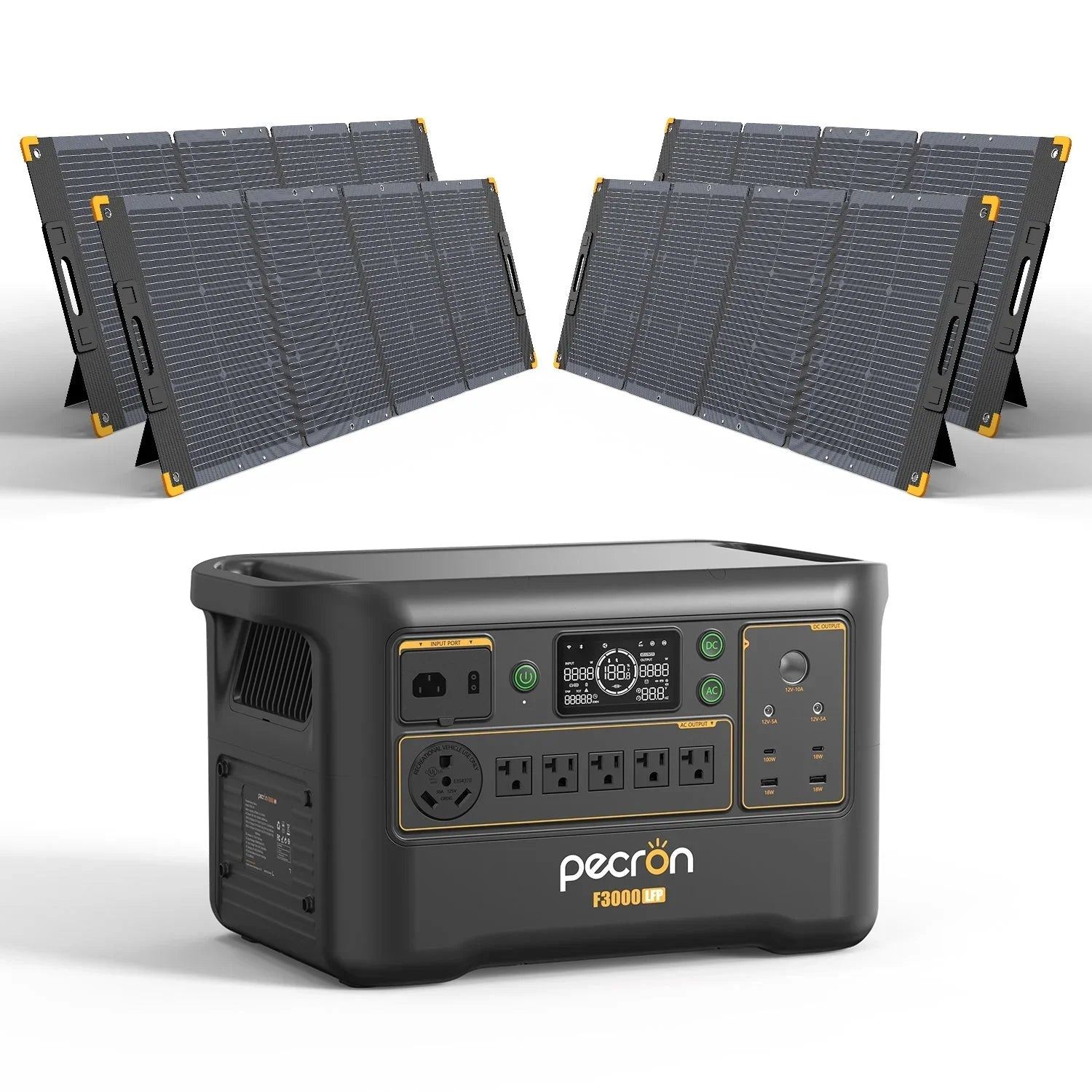 PECRON F3000LFP Portable Power Station 3600W 3072Wh - Green Vista Living