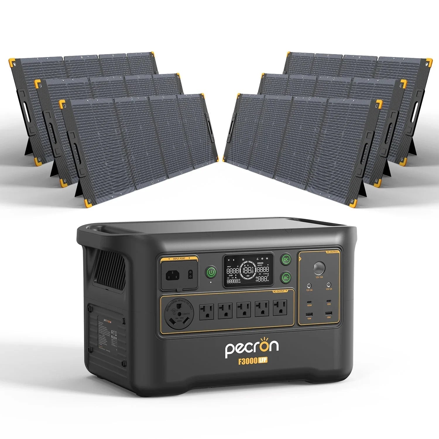 PECRON F3000LFP Portable Power Station 3600W 3072Wh - Green Vista Living