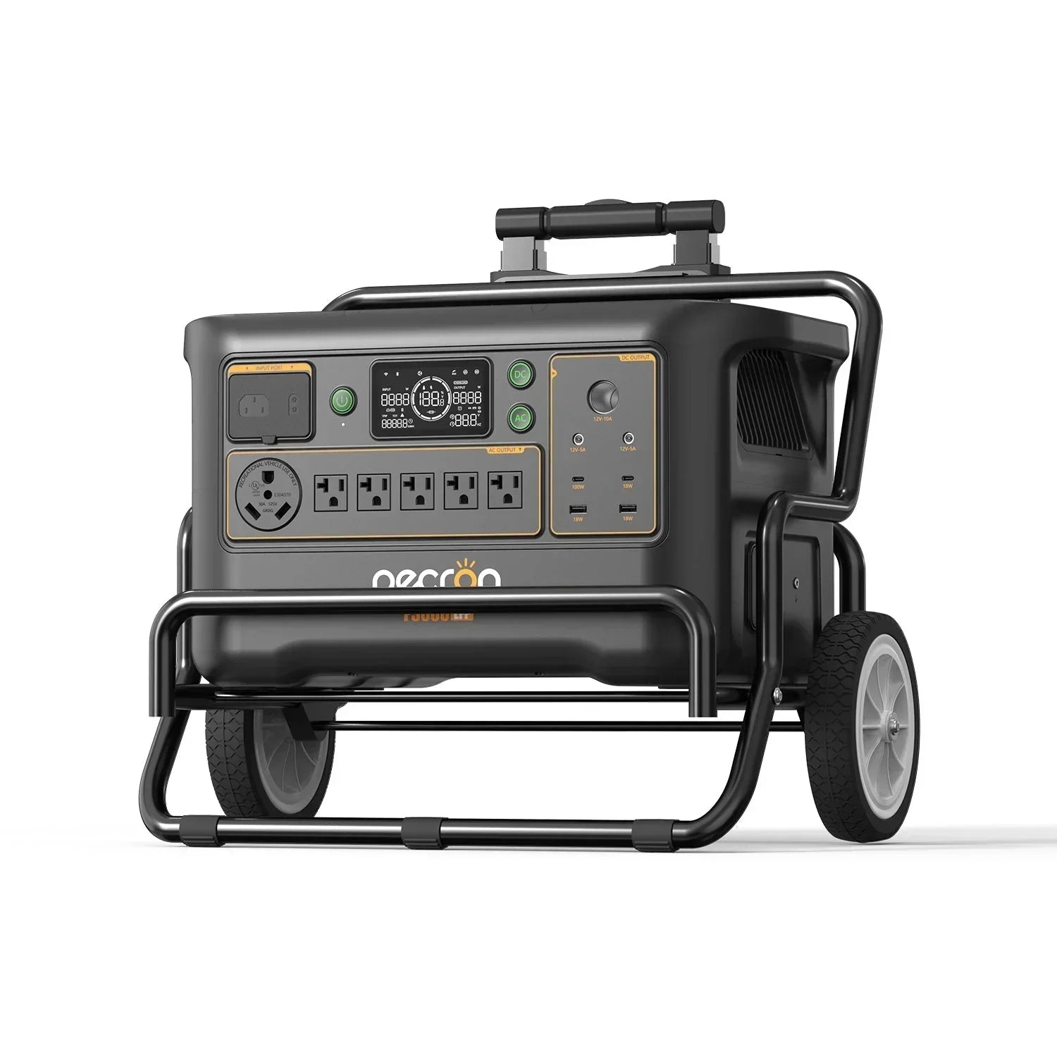 PECRON F3000LFP Portable Power Station 3600W 3072Wh - Green Vista Living
