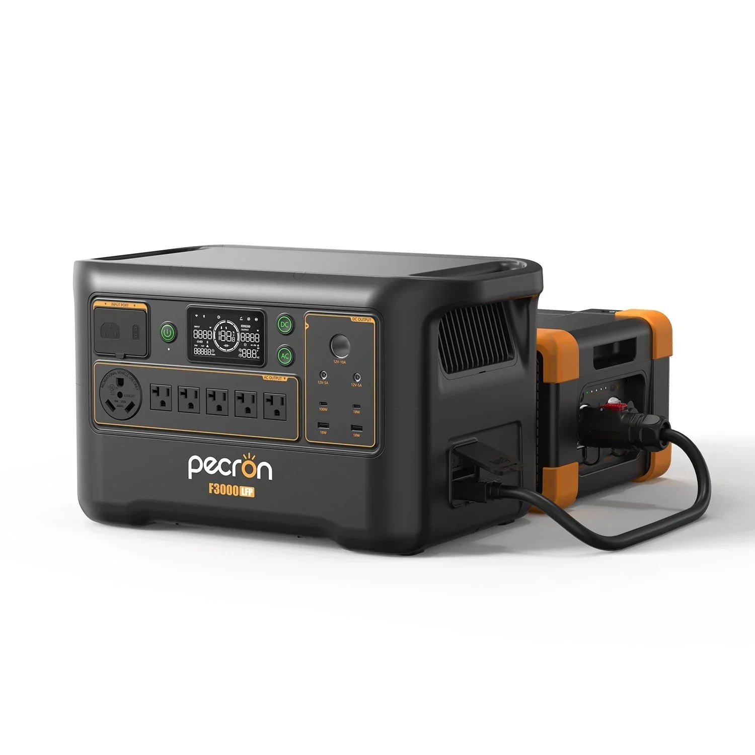 PECRON F3000LFP Portable Power Station 3600W 3072Wh - Green Vista Living