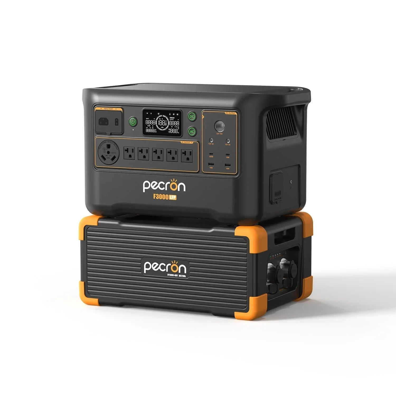 PECRON F3000LFP Portable Power Station 3600W 3072Wh - Green Vista Living