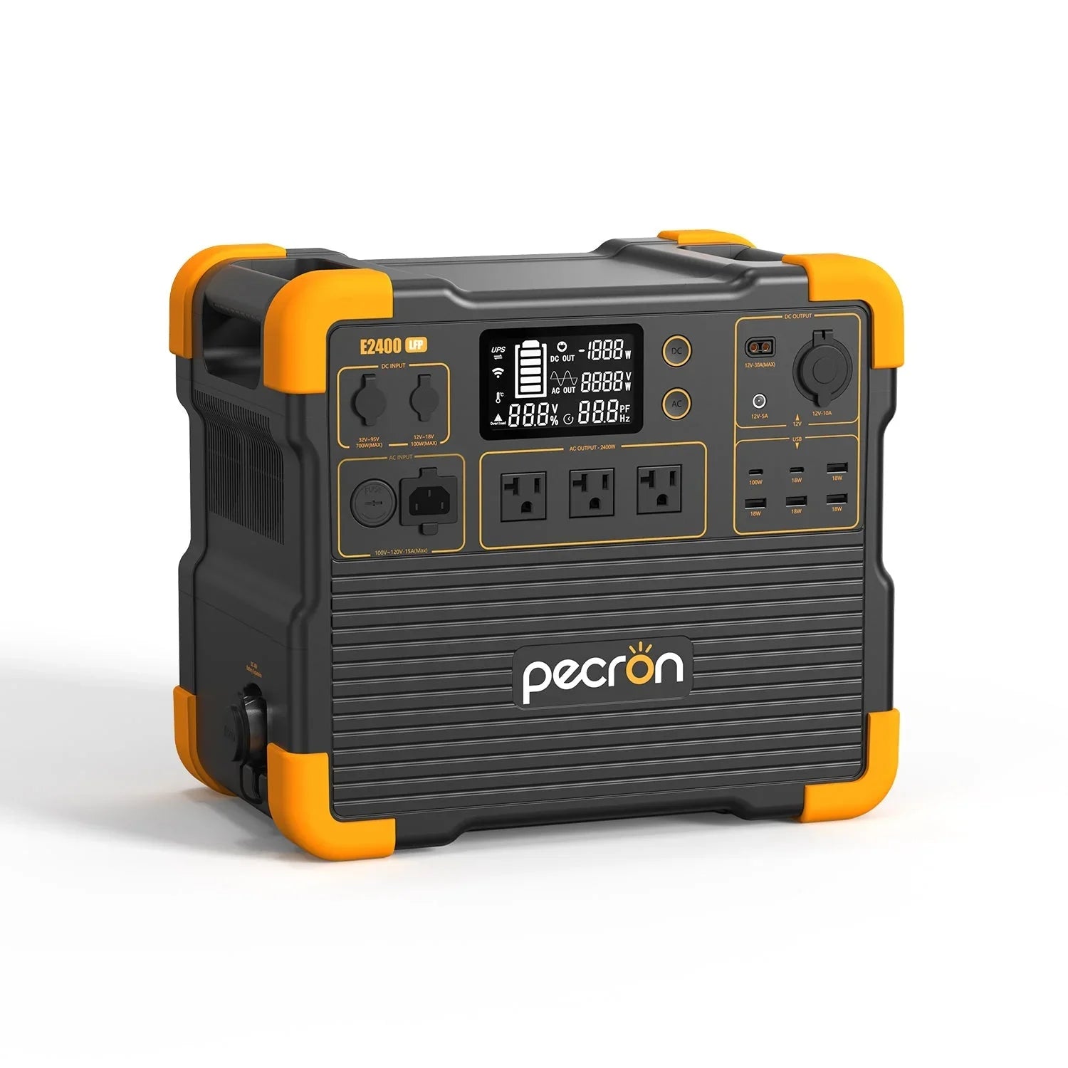 PECRON E2400LFP Portable Power Station 2400W 2048Wh - Green Vista Living
