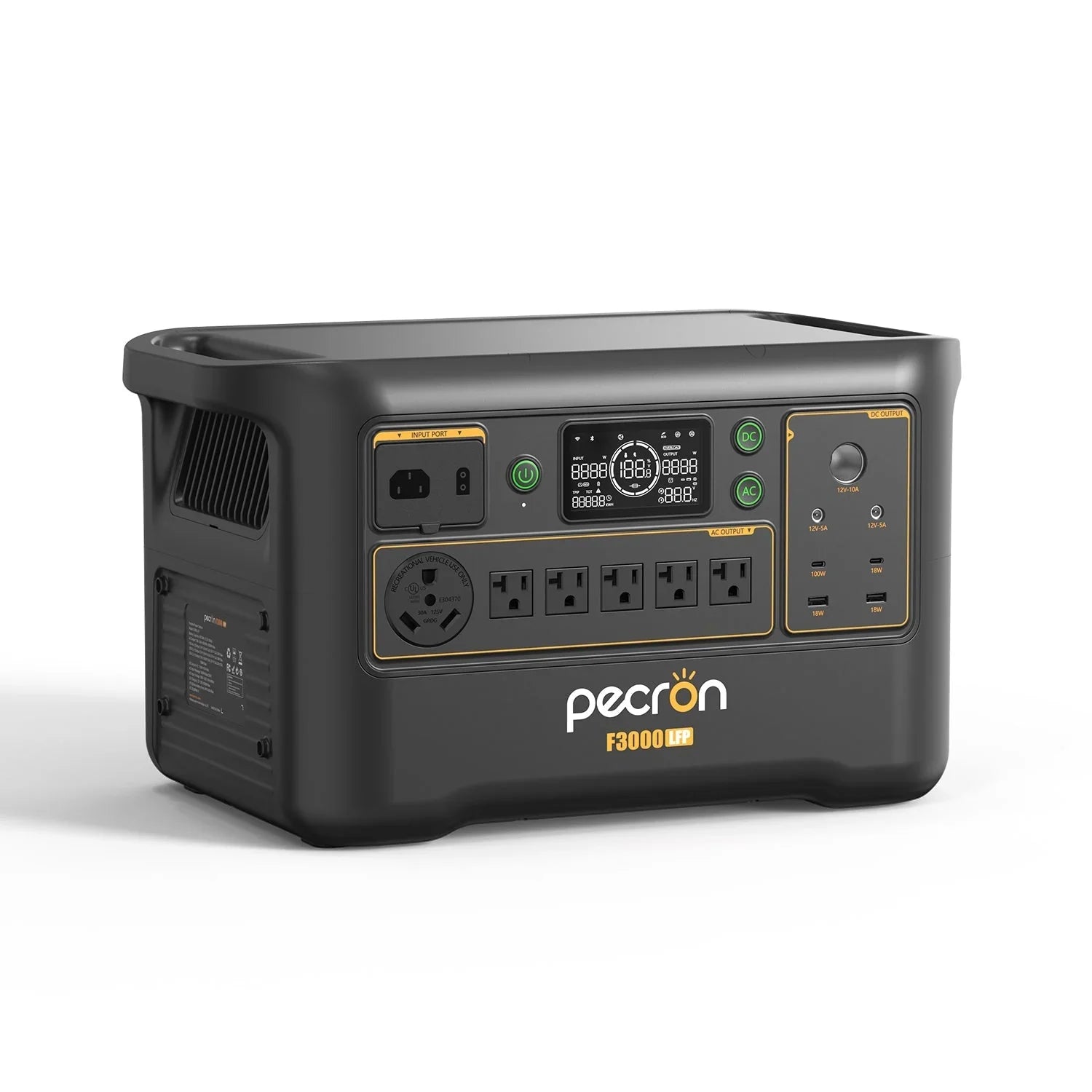 PECRON F3000LFP Portable Power Station 3600W 3072Wh - Green Vista Living