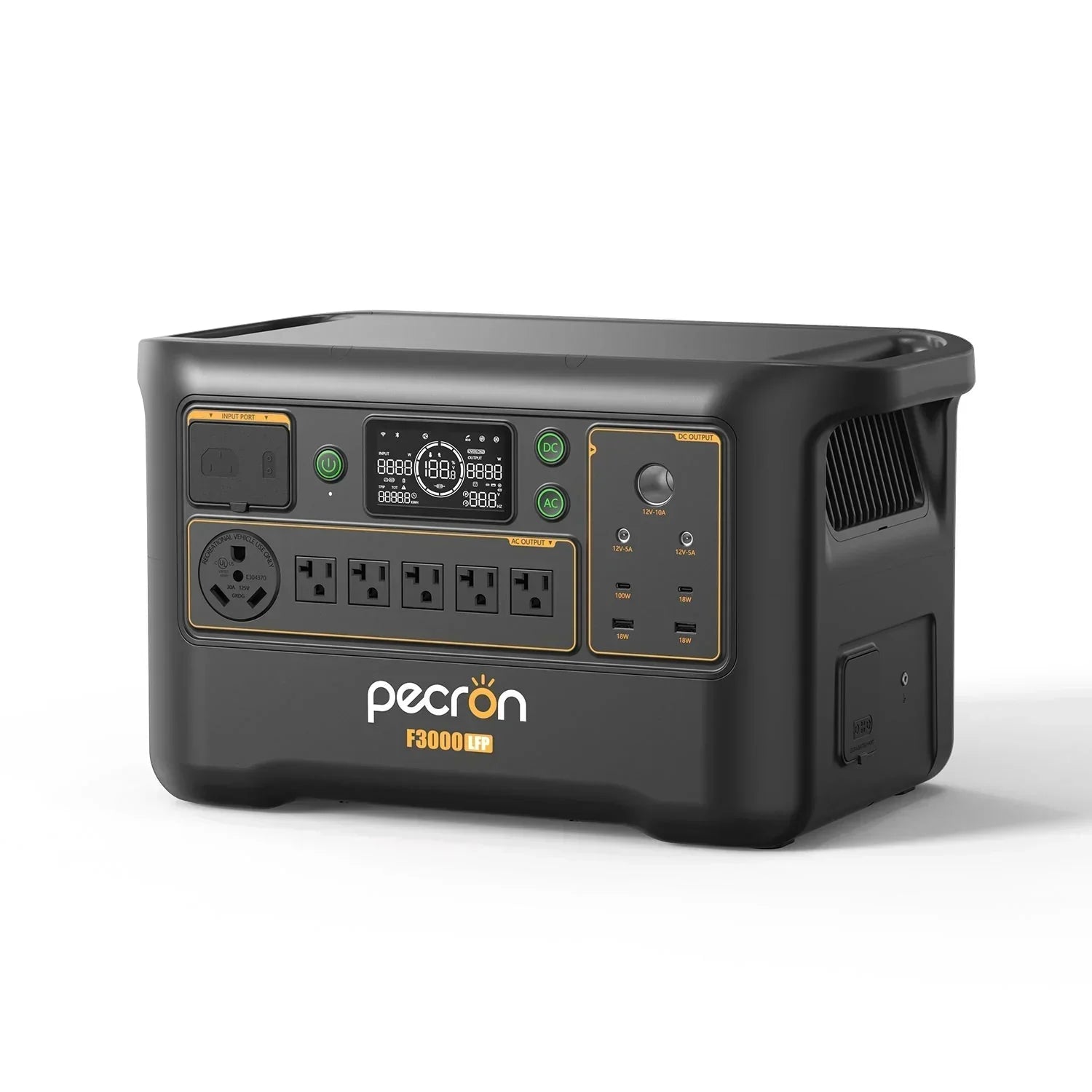 PECRON F3000LFP Portable Power Station 3600W 3072Wh - Green Vista Living