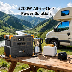 PECRON E3800LFP Portable Power Station 4200W 3840Wh - Green Vista Living