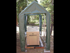 Rhino Shelter | 5'Wx10'Lx8'H Storage Shed