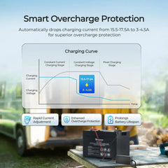 Renogy 12V 20A/24V 10A AC-to-DC LFP Portable Battery Charger - Green Vista Living