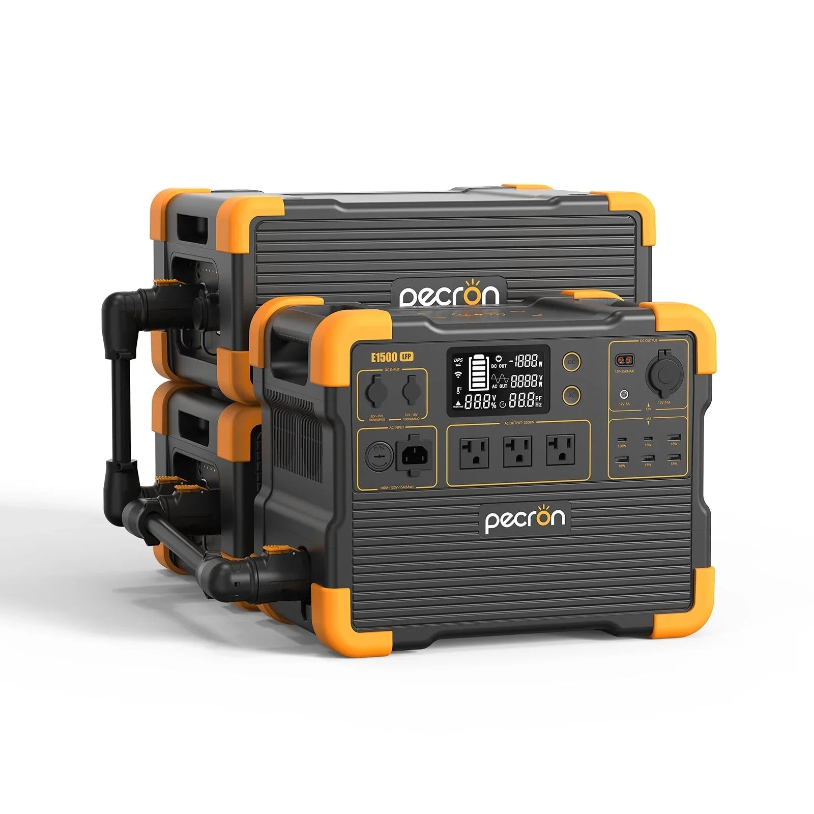 PECRON E1500LFP Expandable Portable Power Station 2200W 1536Wh - Green Vista Living