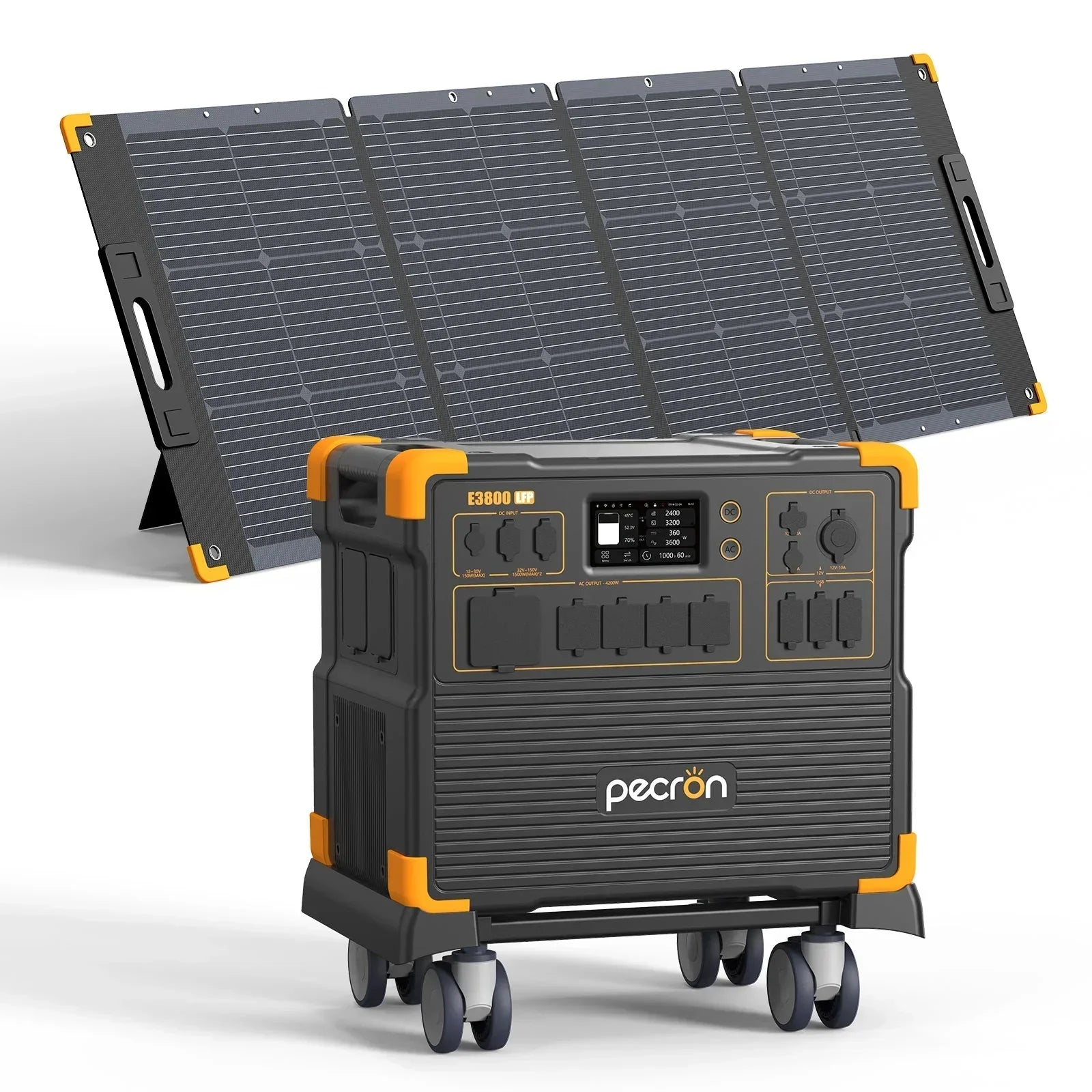 PECRON E3800LFP Portable Power Station 4200W 3840Wh - Green Vista Living
