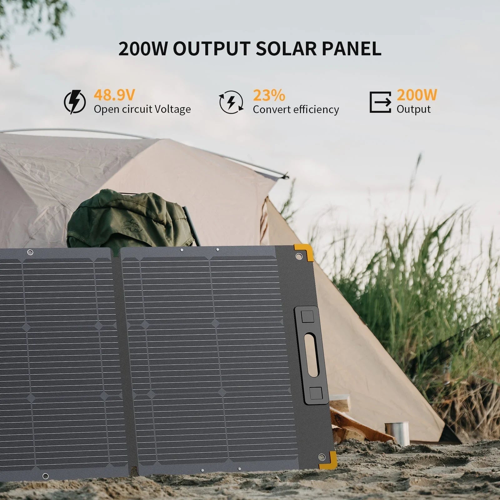 PECRON PV200 200W Portable Solar Panel Waterproof IP67 - Green Vista Living
