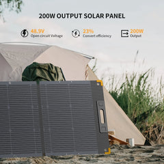 PECRON PV200 200W Portable Solar Panel Waterproof IP67 - Green Vista Living