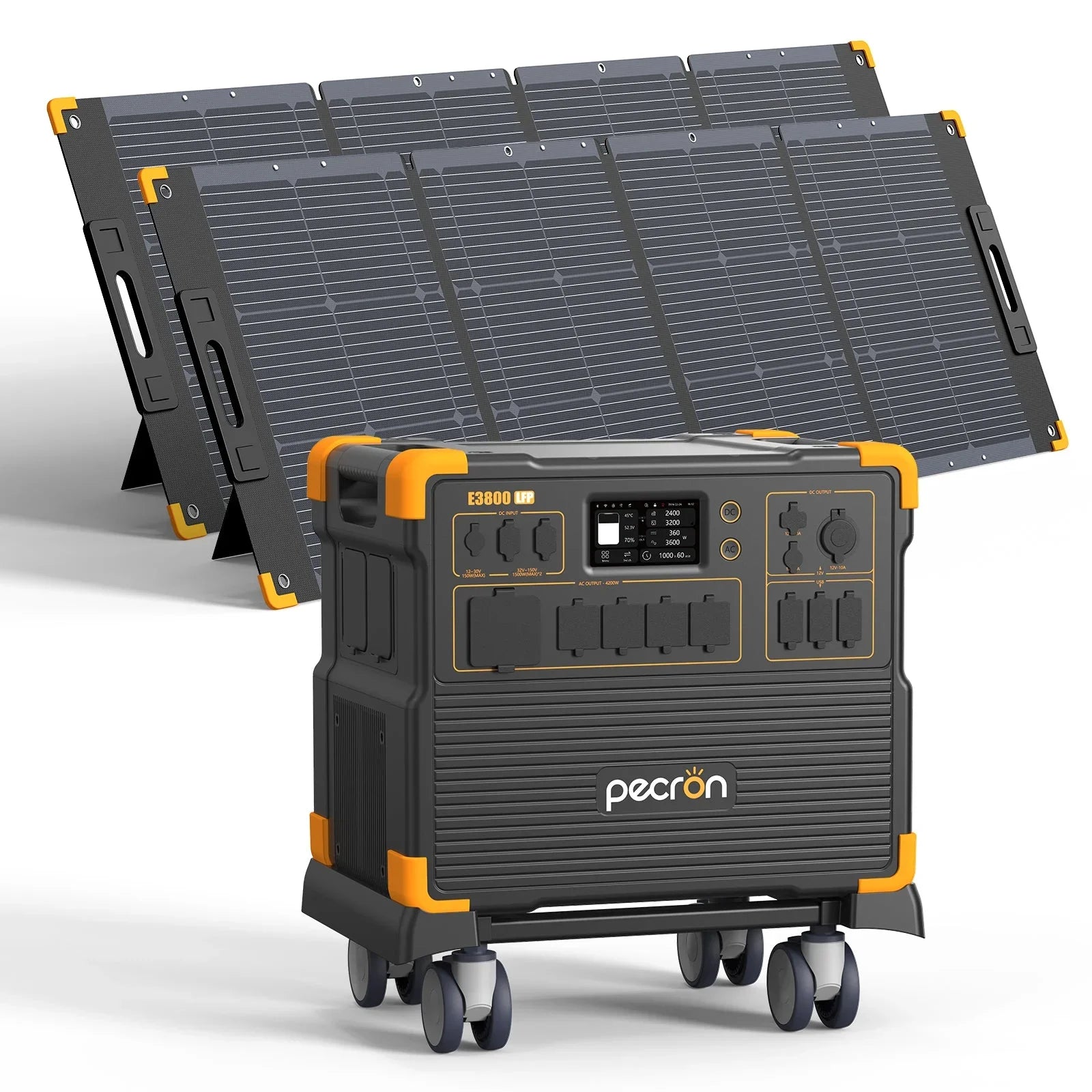 PECRON E3800LFP Portable Power Station 4200W 3840Wh - Green Vista Living