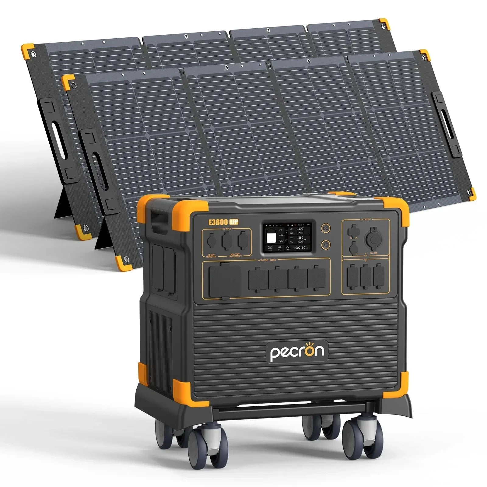 PECRON E3800LFP Portable Power Station 4200W 3840Wh - Green Vista Living