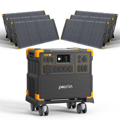 PECRON E3800LFP Portable Power Station 4200W 3840Wh - Green Vista Living