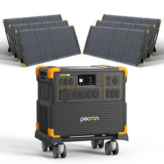 PECRON E3800LFP Portable Power Station 4200W 3840Wh - Green Vista Living