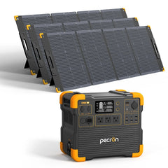 PECRON E2400LFP Portable Power Station 2400W 2048Wh - Green Vista Living