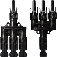 ALLPOWERS Solar Panel T Branch Connectors Solar Panel Parallel Connectors 1 to 3 Solar Connectors Plug Tool Kit