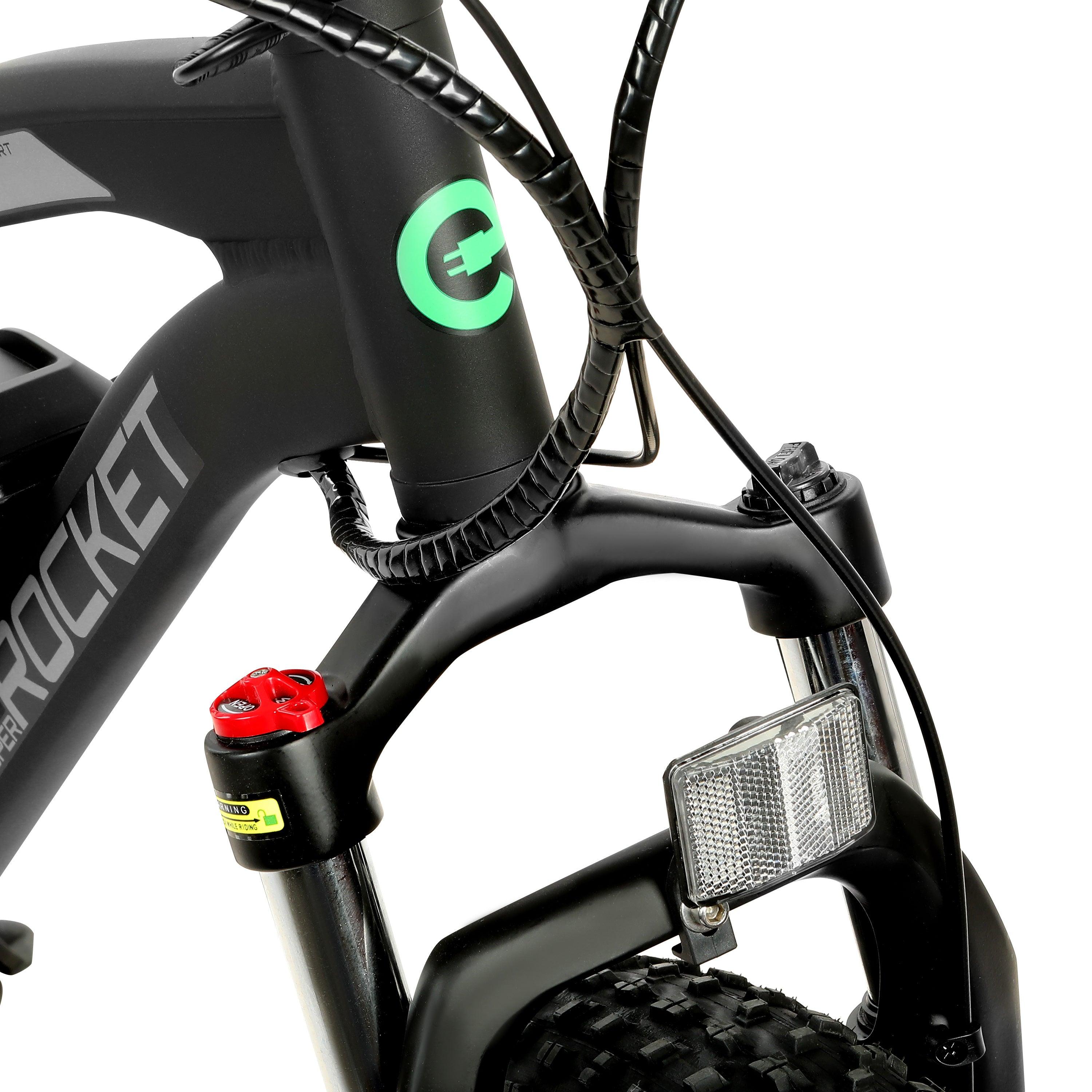 UL Certified-Ecotric Rocket Fat Tire Beach Snow Electric Bike - Blue - Green Vista Living