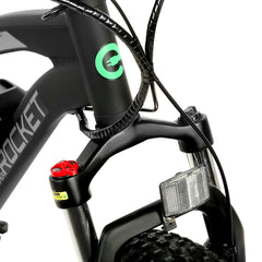 UL Certified-Ecotric Rocket Fat Tire Beach Snow Electric Bike - Blue - Green Vista Living