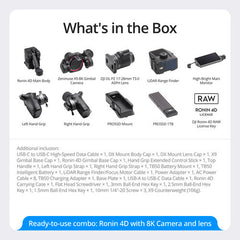 DJI Ronin 4D 4-Axis Cinema Camera 8K Combo with DL PZ 17-28mm T3.0 Lens
