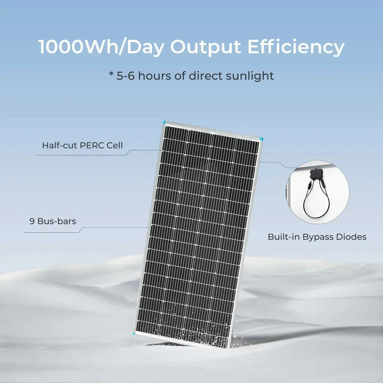 Renogy 200 Watt 12 Volt Monocrystalline Solar Panel with 40 Amp MPPT Charge Controller - Green Vista Living