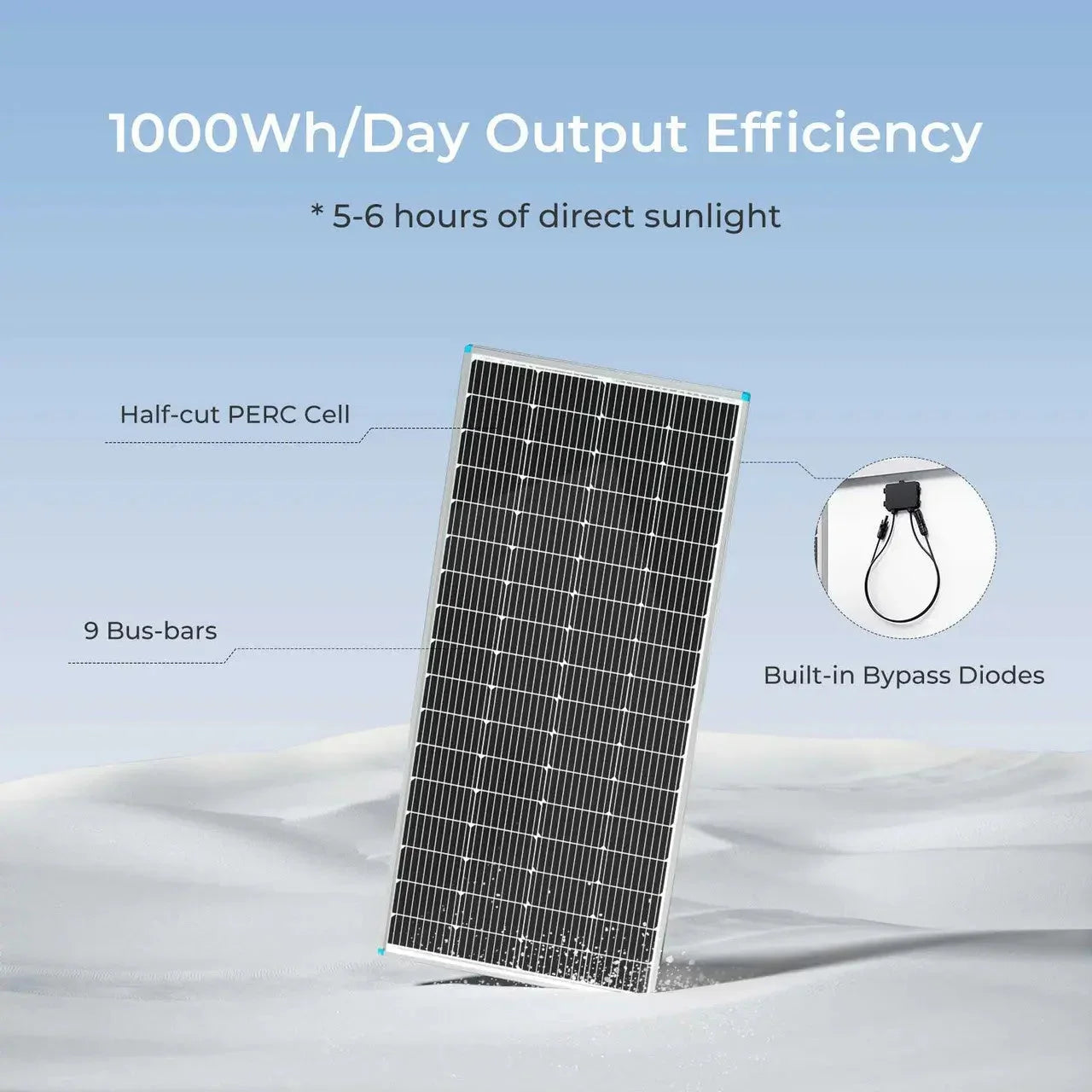 Renogy 200 Watt 12 Volt Monocrystalline Solar Panel with 40 Amp MPPT Charge Controller - Green Vista Living
