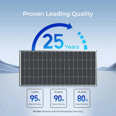 Renogy 200 Watt 12 Volt Monocrystalline Solar Panel with 40 Amp MPPT Charge Controller - Green Vista Living