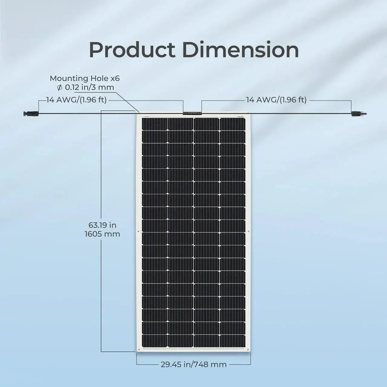 Renogy Flexible 4PCS 200W 12V Monocrystalline Solar Panel - Green Vista Living