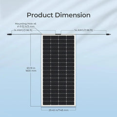 Renogy Flexible 4PCS 200W 12V Monocrystalline Solar Panel - Green Vista Living