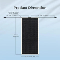 Renogy Flexible 4PCS 200W 12V Monocrystalline Solar Panel - Green Vista Living