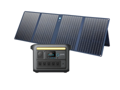 Anker SOLIX C800X Solar Generator + 100W Portable Solar Panel - Green Vista Living