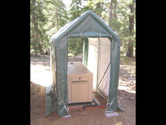 Rhino Shelter | 5'Wx10'Lx8'H Storage Shed