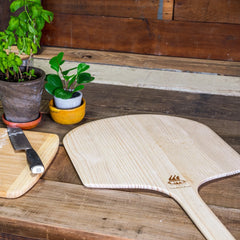 WPPO 16" x 36" Long Handled Wooden Pizza Peel - 2 Pack - Green Vista Living