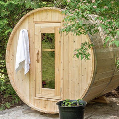 Dundalk Leisurecraft Canadian Timber Harmony Barrel Sauna | 4 Persons - Green Vista Living