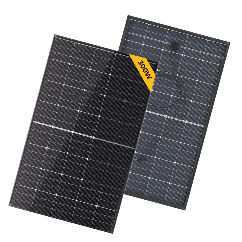 BougeRV 300 Watt N-Type Rigid Bifacial 16BB Mono Solar Panel - Green Vista Living