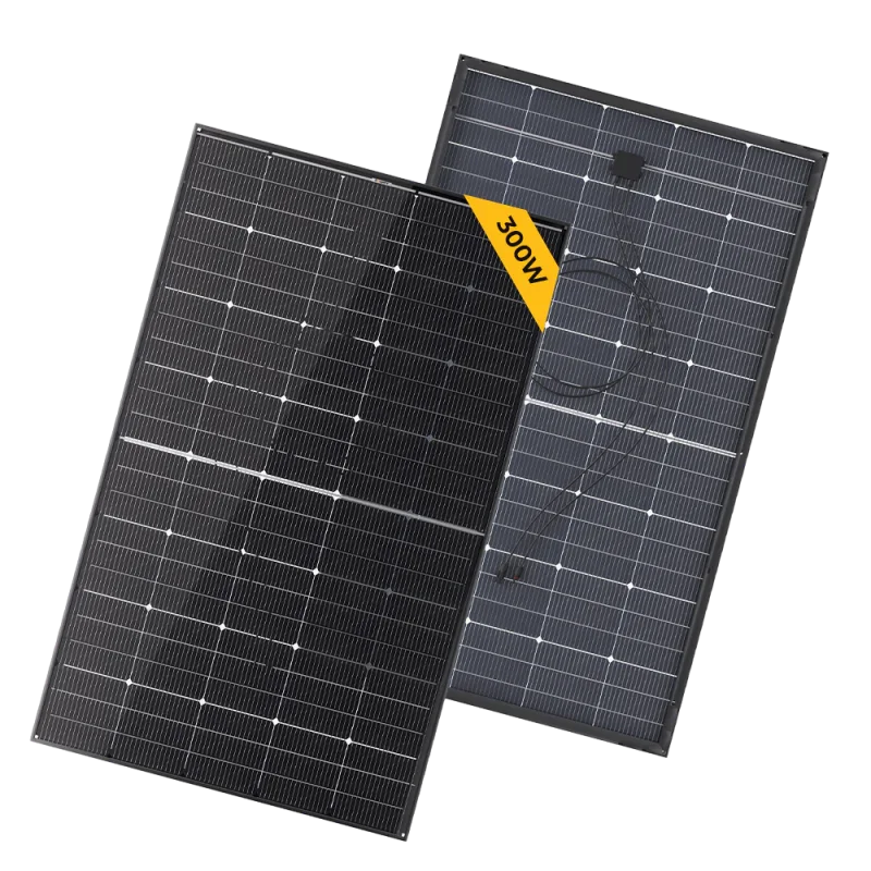 BougeRV 300 Watt N-Type Rigid Bifacial 16BB Mono Solar Panel - Green Vista Living