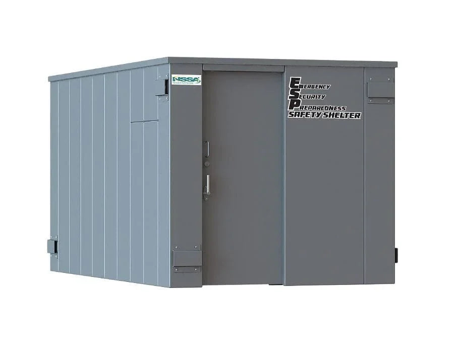 Swisher ESP Safety Shelter- 25 Person Private / 15 Person Business - Green Vista Living