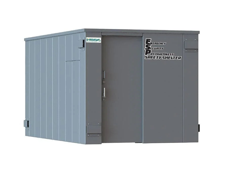 Swisher ESP Safety Shelter- 25 Person Private / 15 Person Business - Green Vista Living