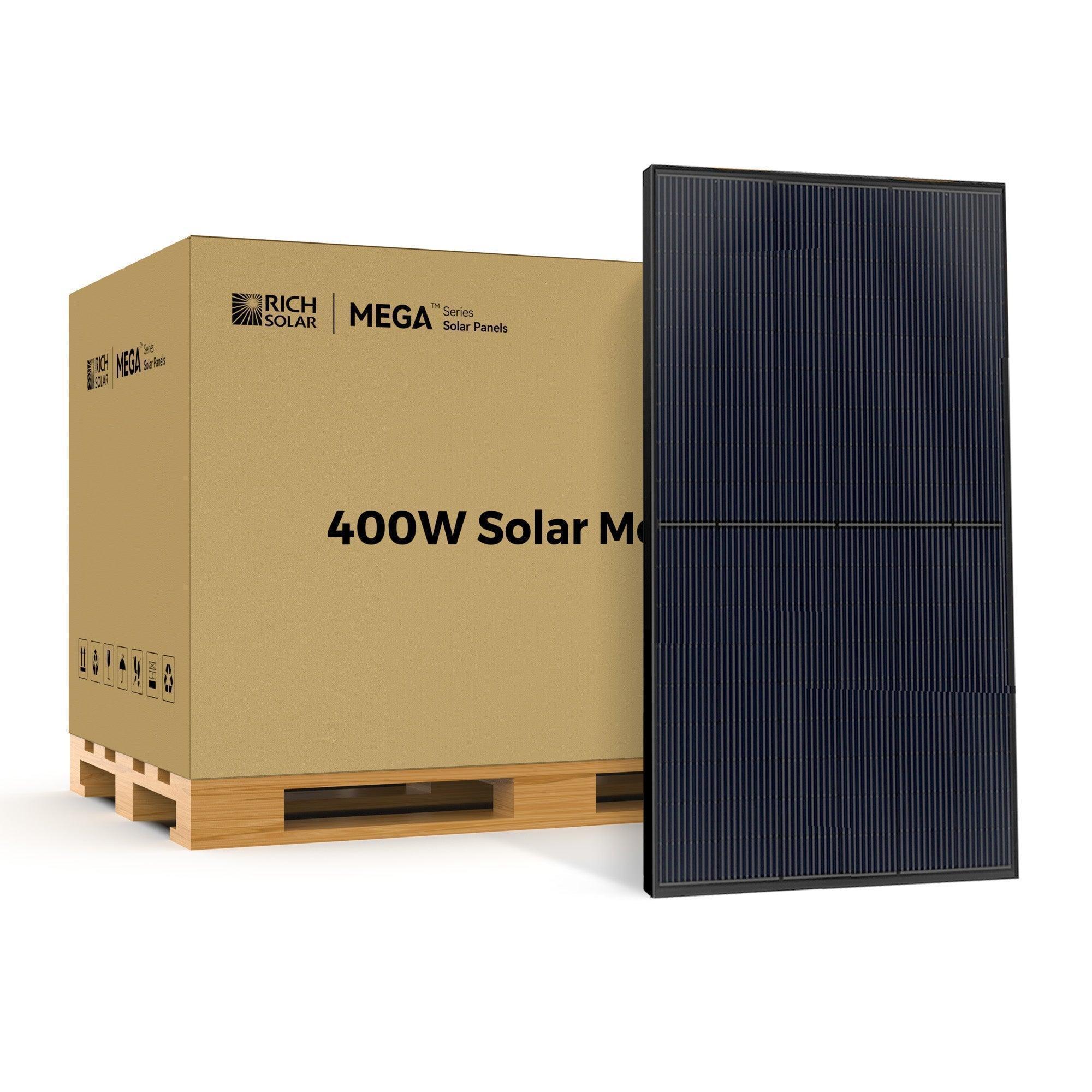 Rich Solar MEGA 400 Watt Solar Panel | Premium Grid-tie or Off-grid Solar Panel for Residential, Commercial, Agriculture - Green Vista Living